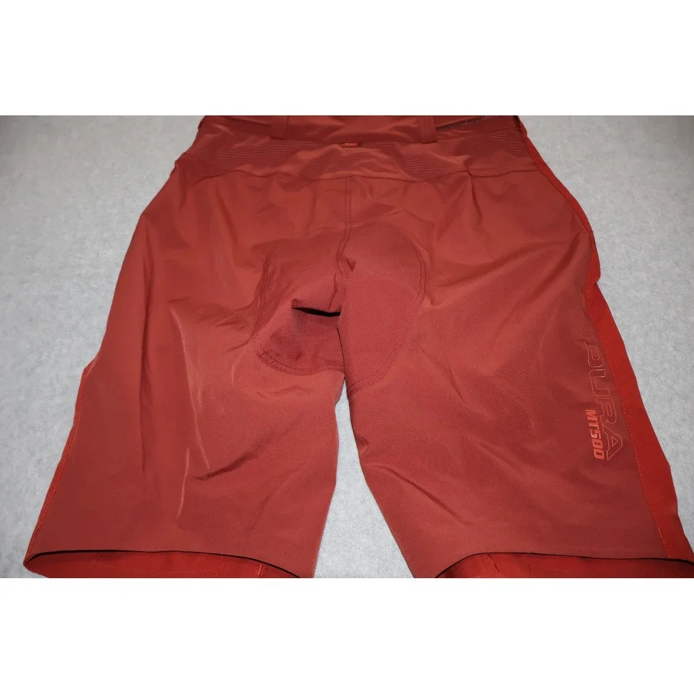 Endura MT500 Spray Short Mens Medium Rust Orange Red MTB Cycling Shorts E8101
